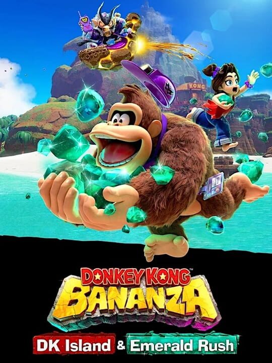 Cover of Donkey Kong Bananza: DK Island & Emerald Rush